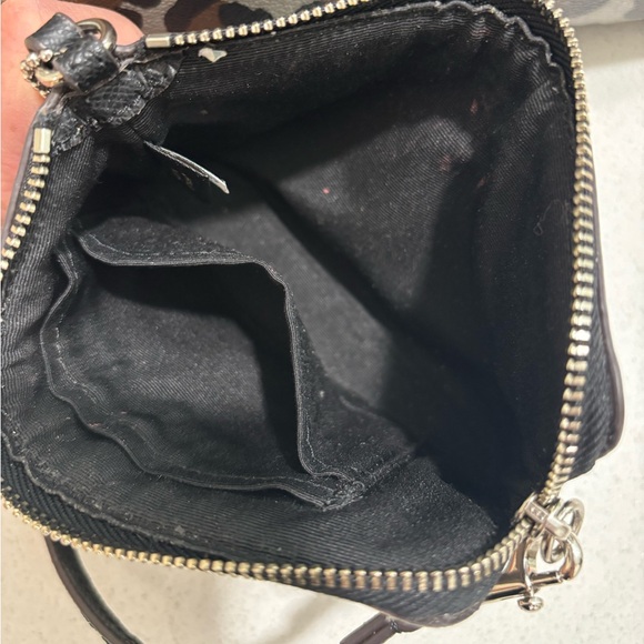 Coach Gray Ocelot Leopard Print Signature Tote Bag With Matching Wristlet - Picture 7 of 10